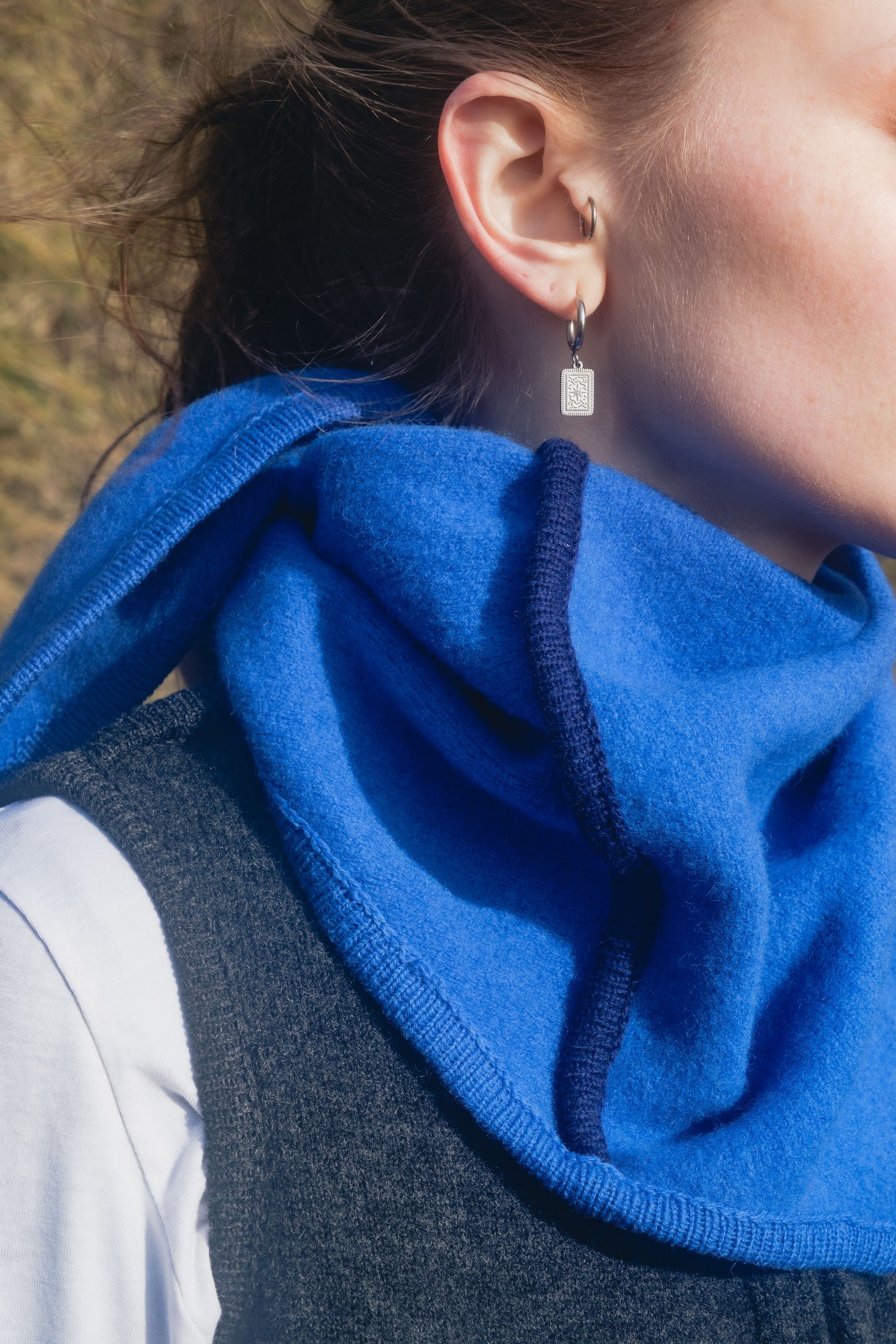 Triangle bandana scarf Green