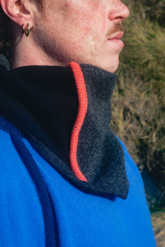 Triangle bandana scarf Charcoal