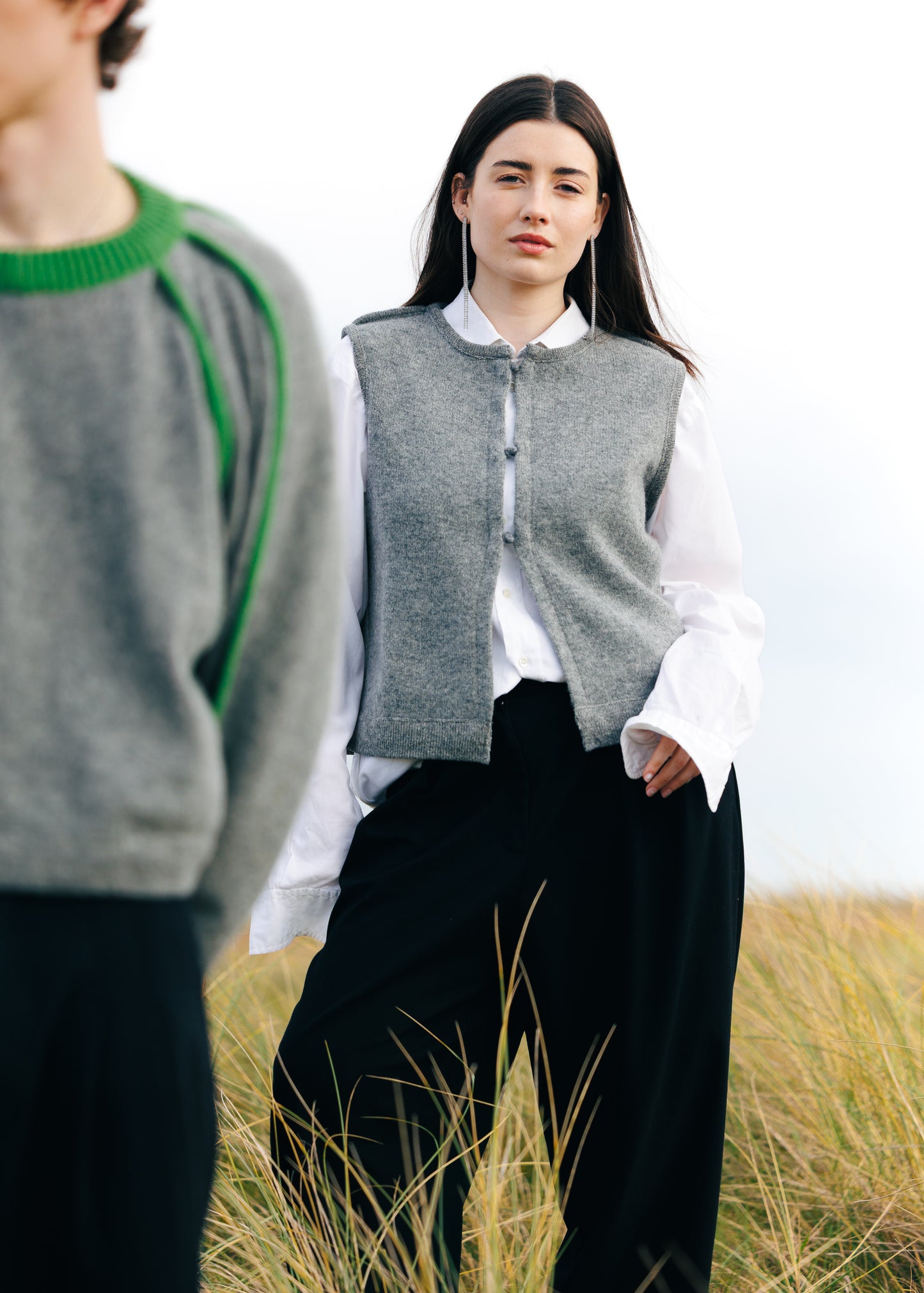 Cardigan vest